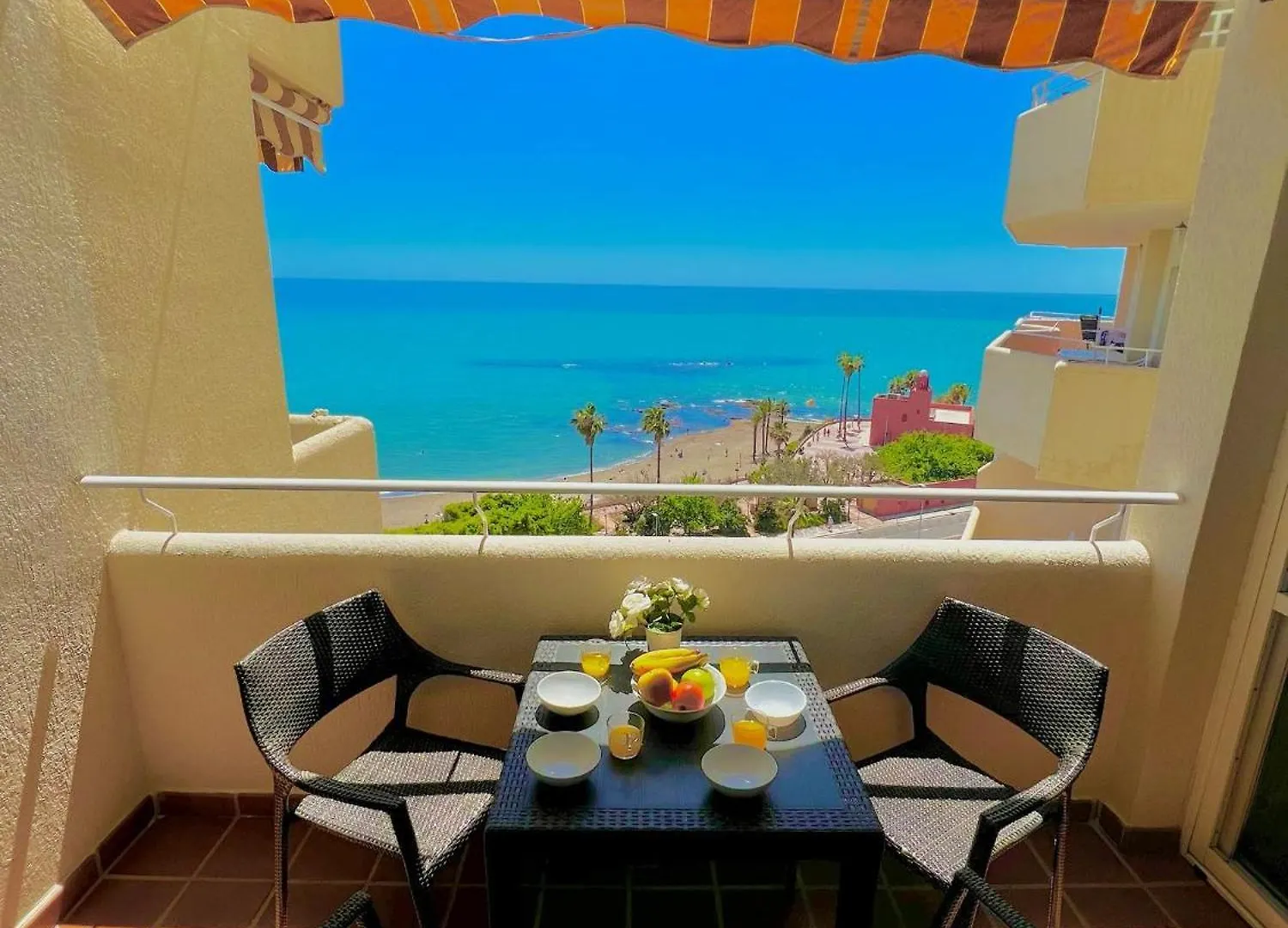 Frontal Sea View Apartment Benalbeach contacts